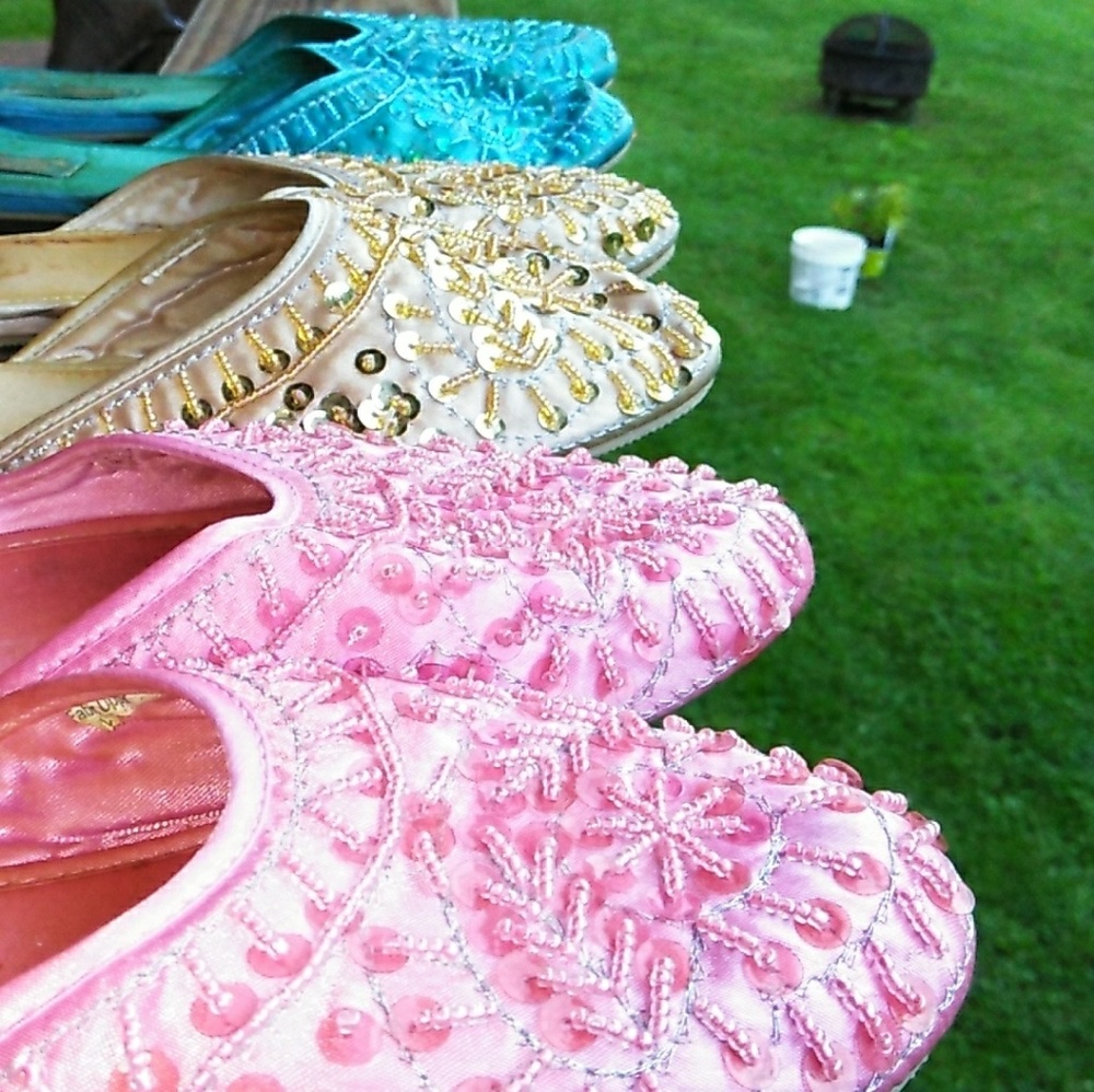 3 pairs of Vintage Mules